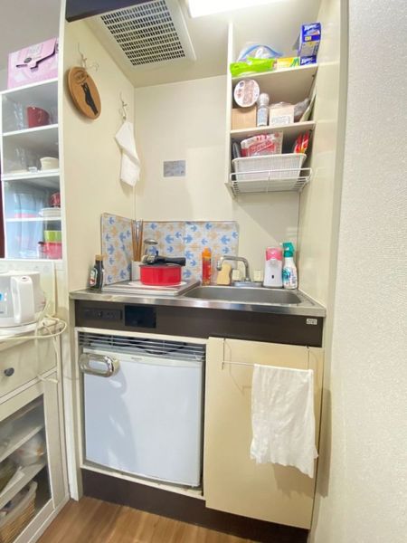 IHコンロ付キッチン　※モデルルームの写真です。備品・小物は付いておりません。