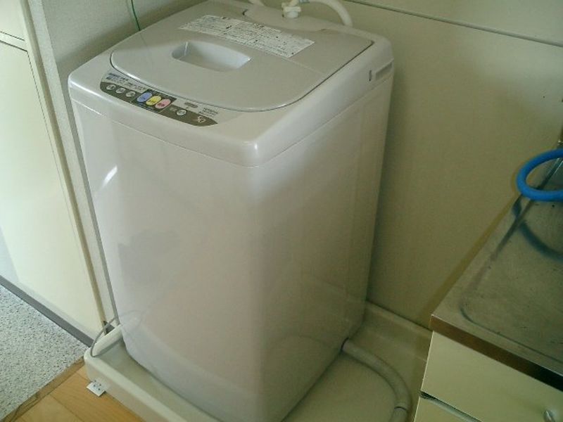 室内洗濯機つきなのがうれしい