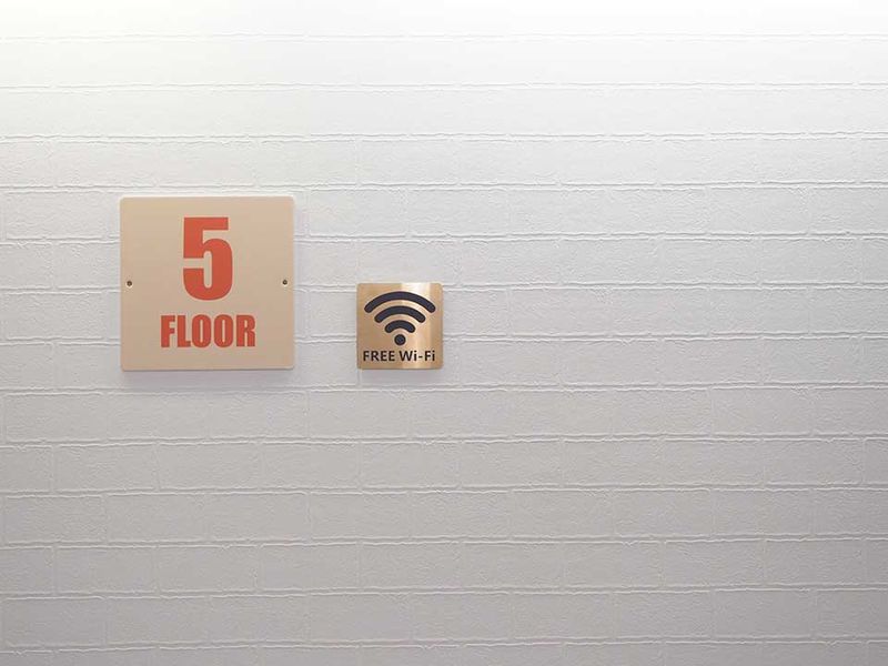 共用廊下　無料Wi-Fiが完備されています