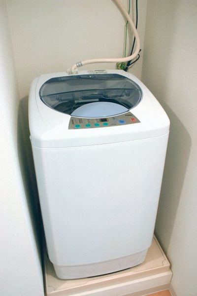 室内備付け洗濯機