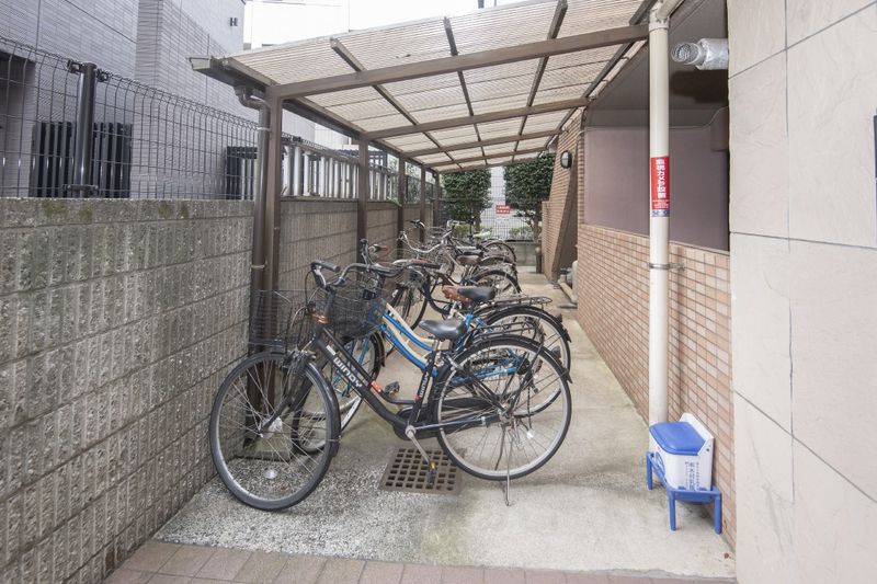 駐輪場　入居者専用の自転車置き場です。