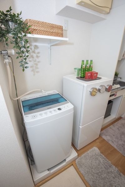 洗濯機※写真はモデルルームです。冷蔵庫は付きません。