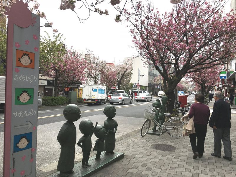 サザエさん商店街で有名な桜新町駅まで1駅2分。サザエさんのBGMが流れる温かい雰囲気の街