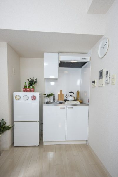 キッチン（Bタイプ）　スタイリッシュなデザインの1口ガスコンロです。