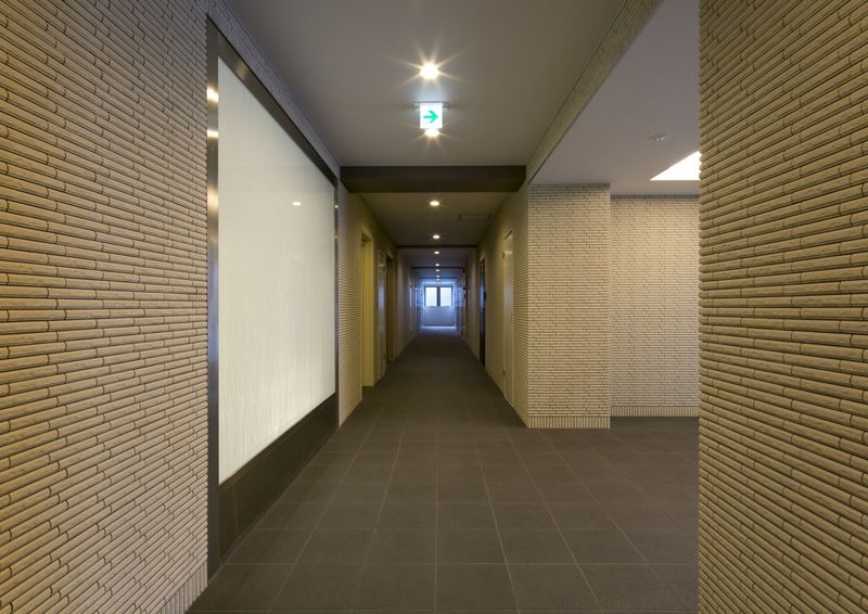 1階廊下（内廊下となっており、寒い京都では内廊下がお勧め）